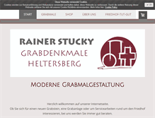 Tablet Screenshot of grabmale-stucky.de